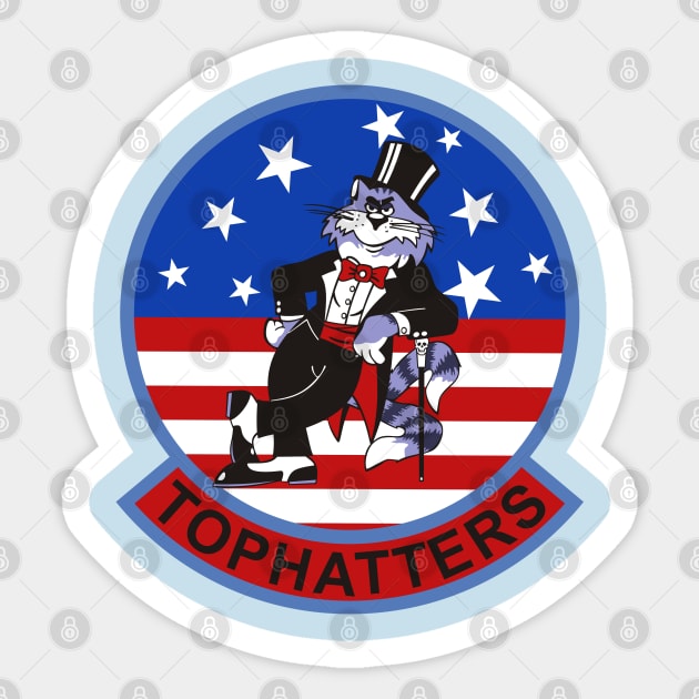 Tomcat VF-14 Tophatters Sticker by MBK